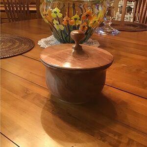 Elegant Wooden Storage Bin